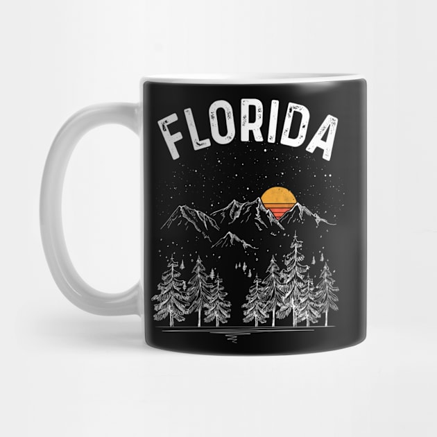 Vintage Retro Florida State by DanYoungOfficial